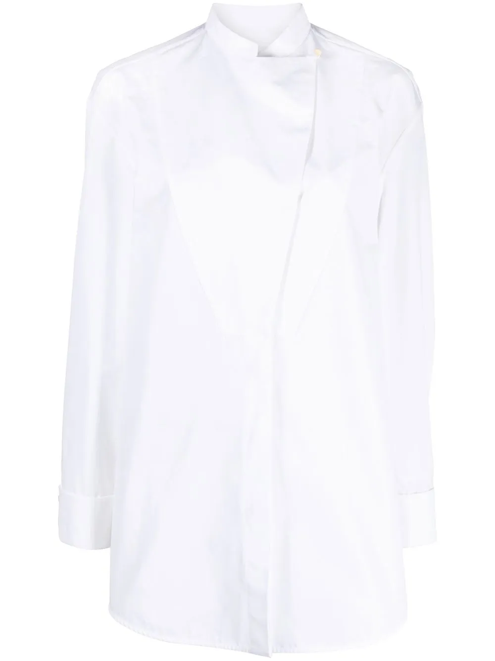 

Рубашка с запахом JIL SANDER, белый