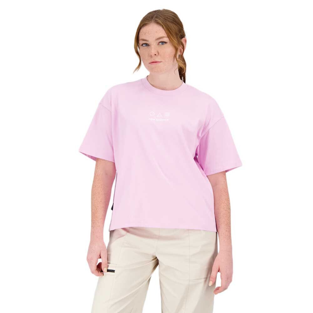 

Футболка New Balance AT Cotton, розовый