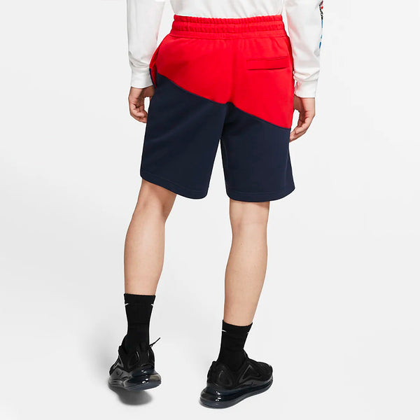 Шорты sportswear swoosh small sports shorts blue red Nike, красный — фото 4