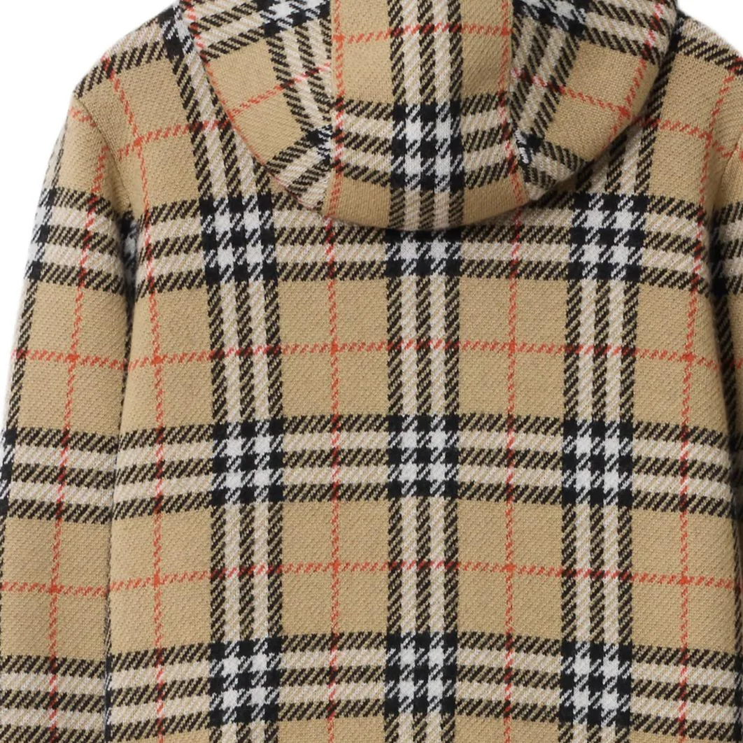 Детский худи Burberry, Sandy Beige — фото 4