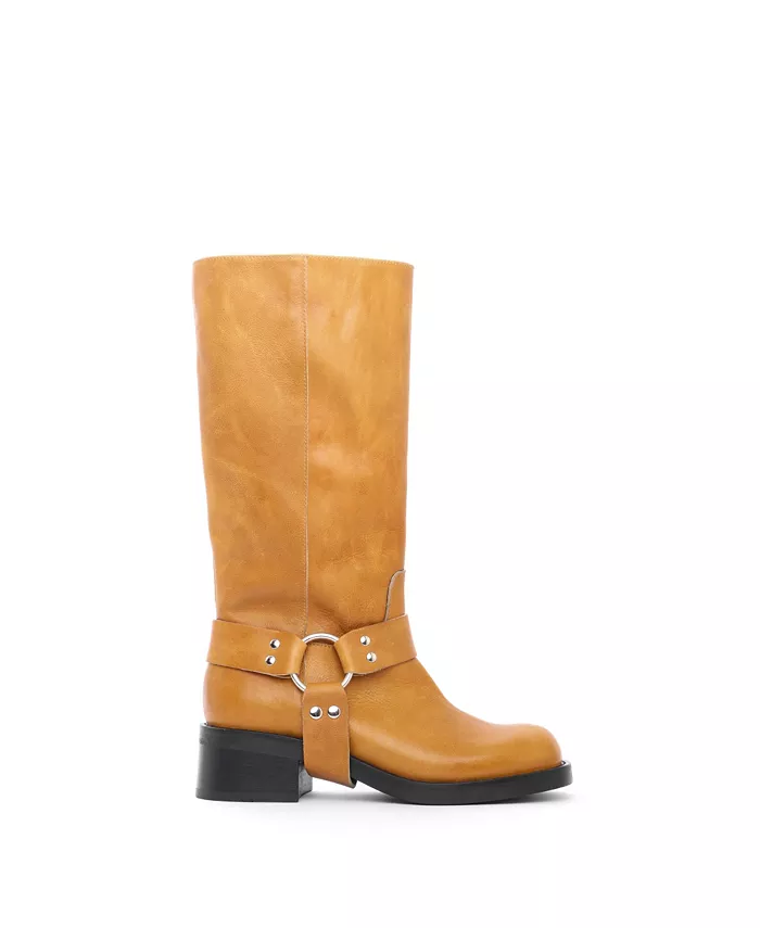 Лука Байкерские Ботинки до колена Maguire Shoes, желтый — фото 2