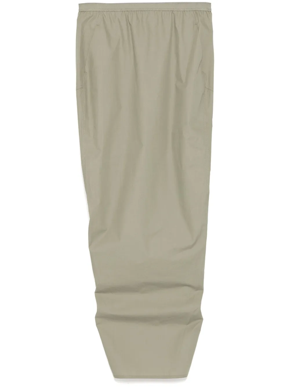 

Длинная юбка Soft Pillar Rick Owens, зеленый