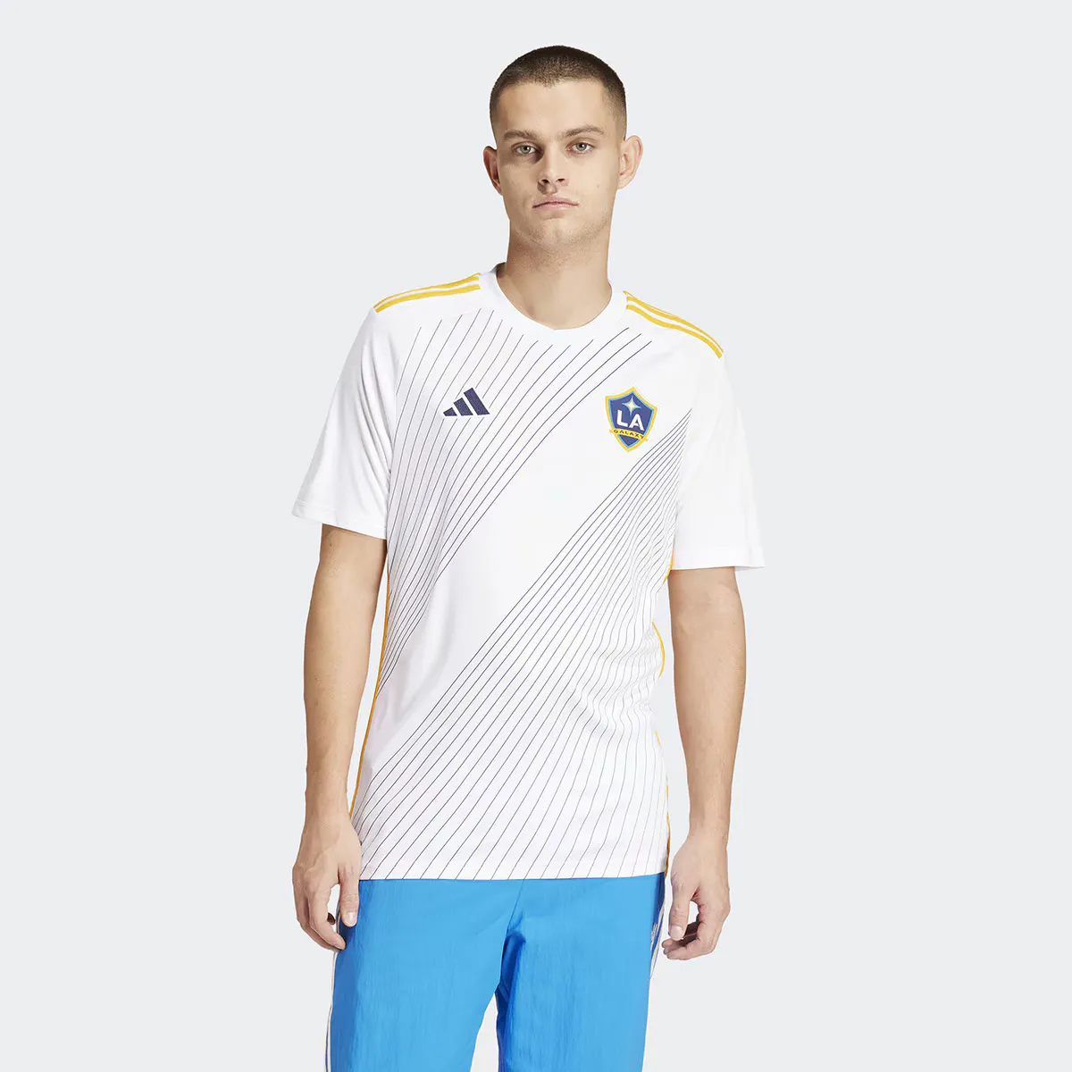 

Мужская 1-я форма Лос-Анджелес Гэлакси 2024 футболка Adidas, белый