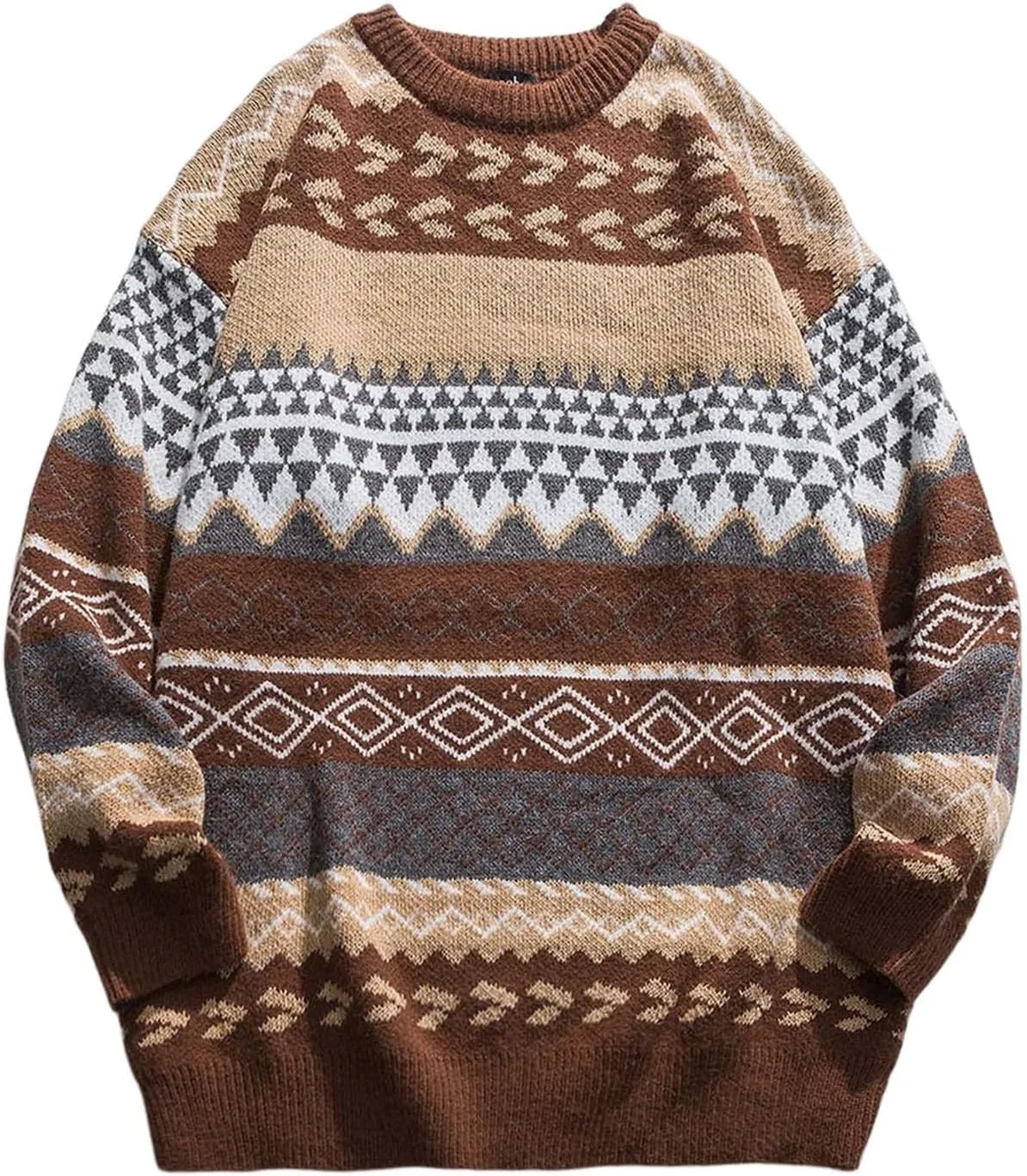 

Мужской свитер Arssm Vintage, оверсайз, в рубчик, с длинным рукавом