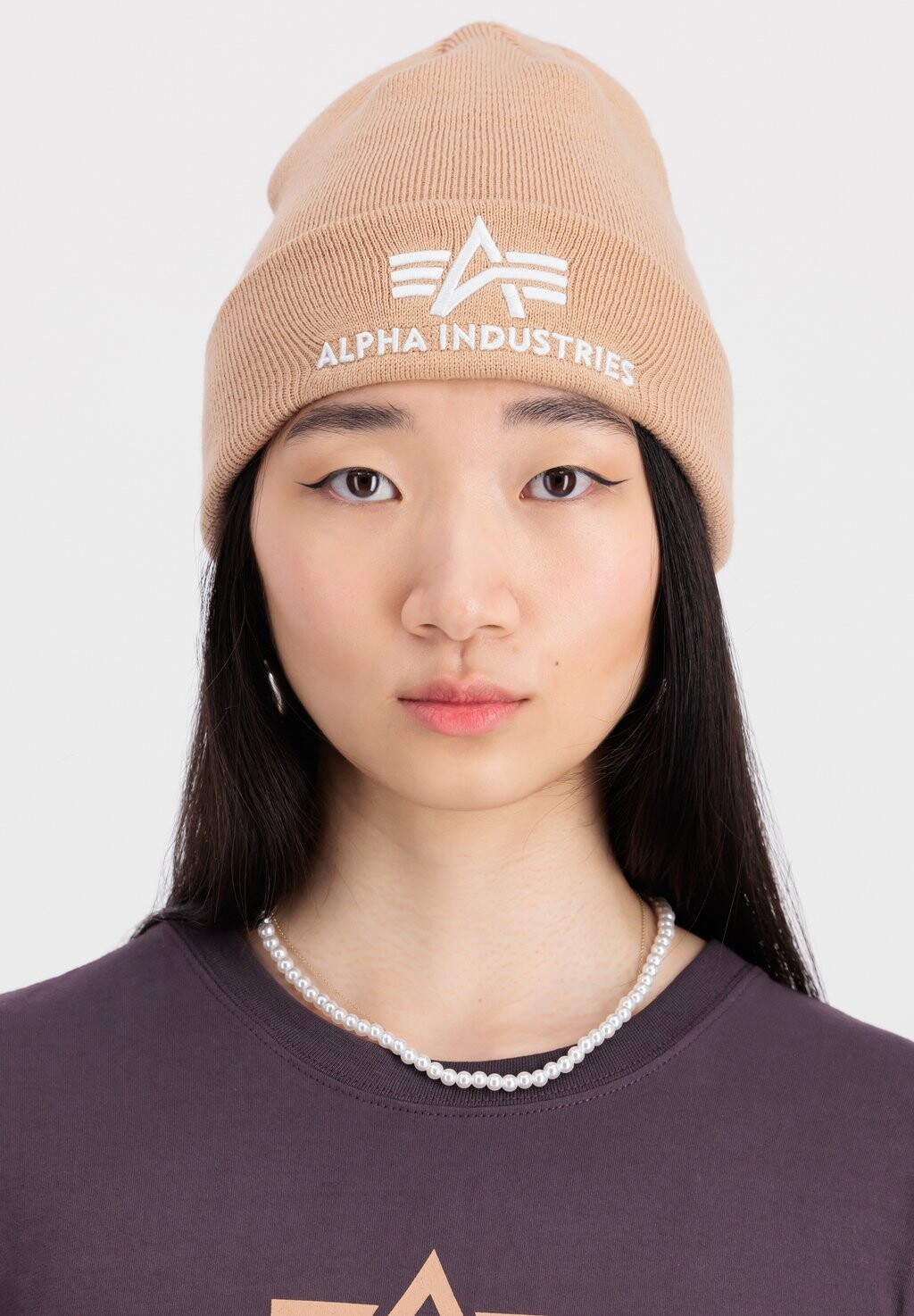 

Бейсболка 3D Alpha Industries, бежевый