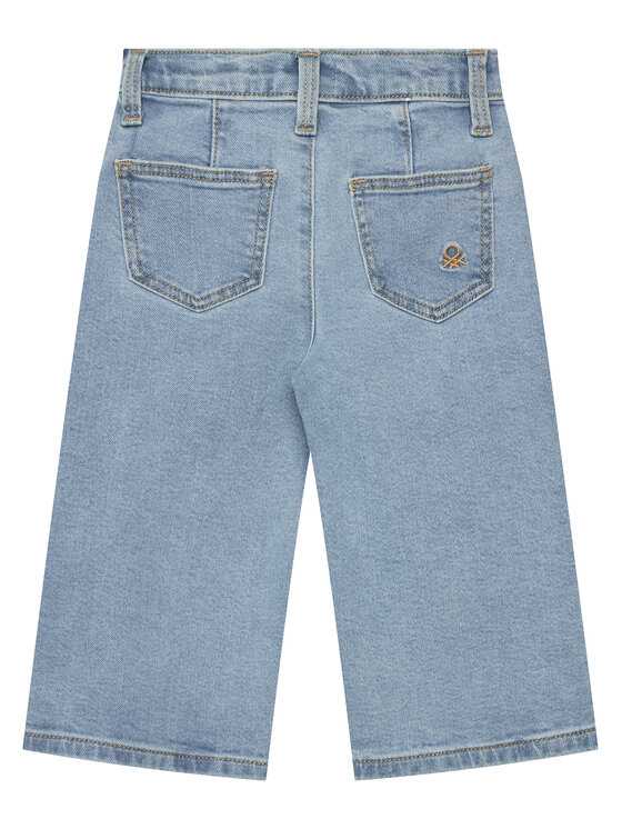 Джинсы с широкими штанинами 45ONGE02K United Colors Of Benetton, синий — фото 2