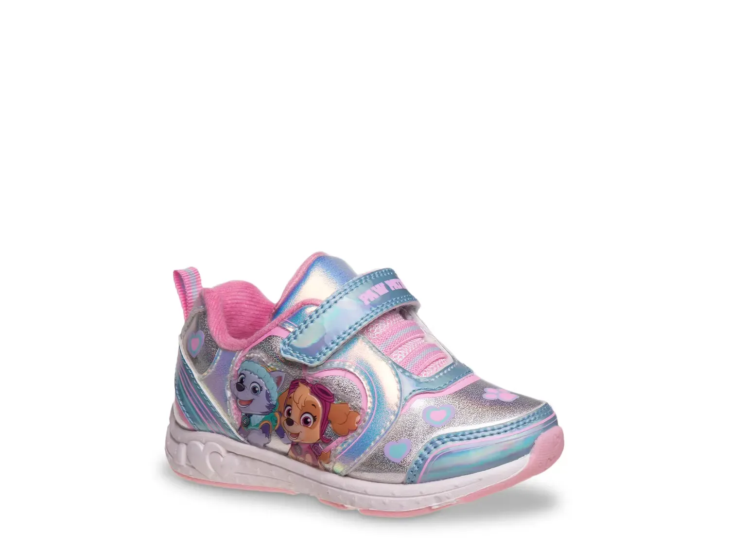 

Светящиеся кроссовки - детские Paw Patrol, Silver/Pink