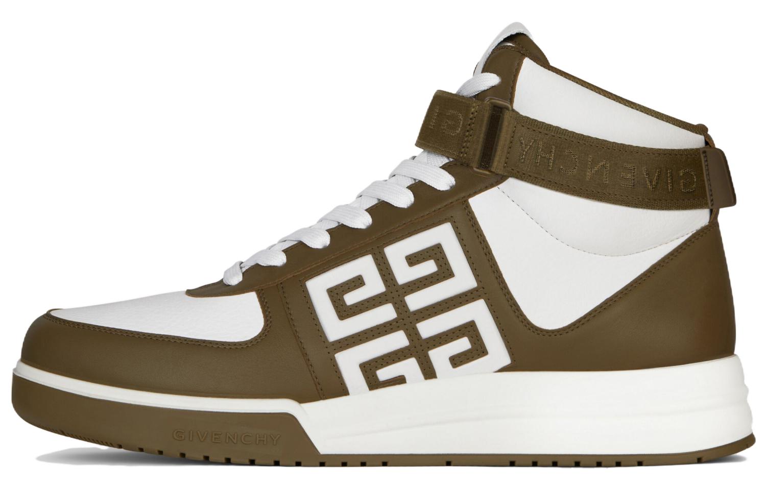 

Givenchy Кроссовки для скейтбординга G4 High Top, мужские, цвет хаки с белым