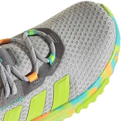 Кроссовки adidas Kaptir 4.0, серый/Solar Slime/Flash Aqua