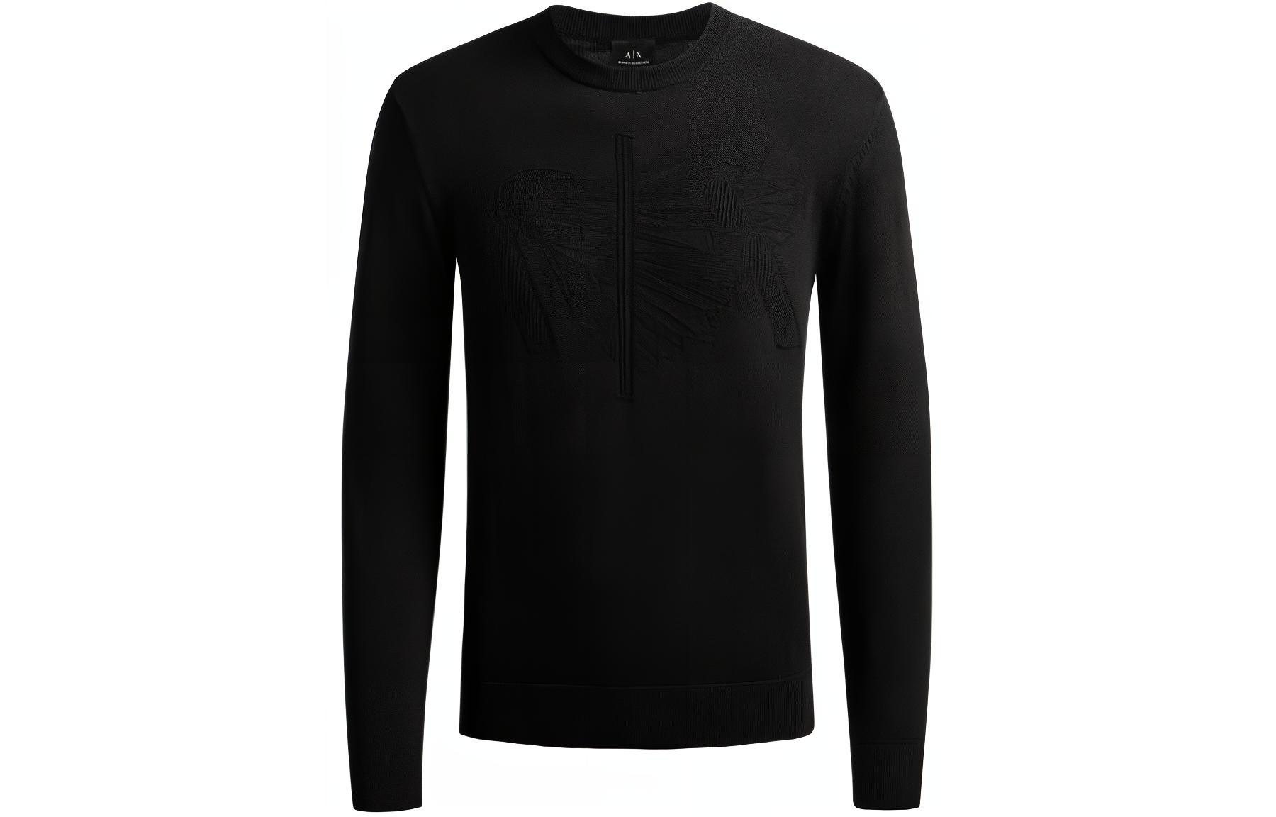 

AE Осень-Зима 22 Трикотаж Мужская Черная ARMANI EXCHANGE