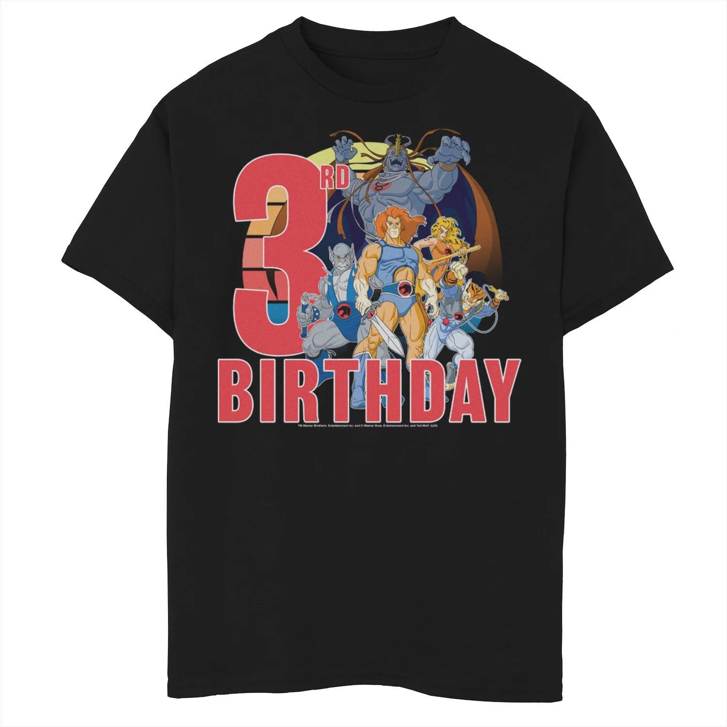 

Футболка с рисунком ThunderCats на 3-й день рождения для мальчиков 8–20 лет Licensed Character