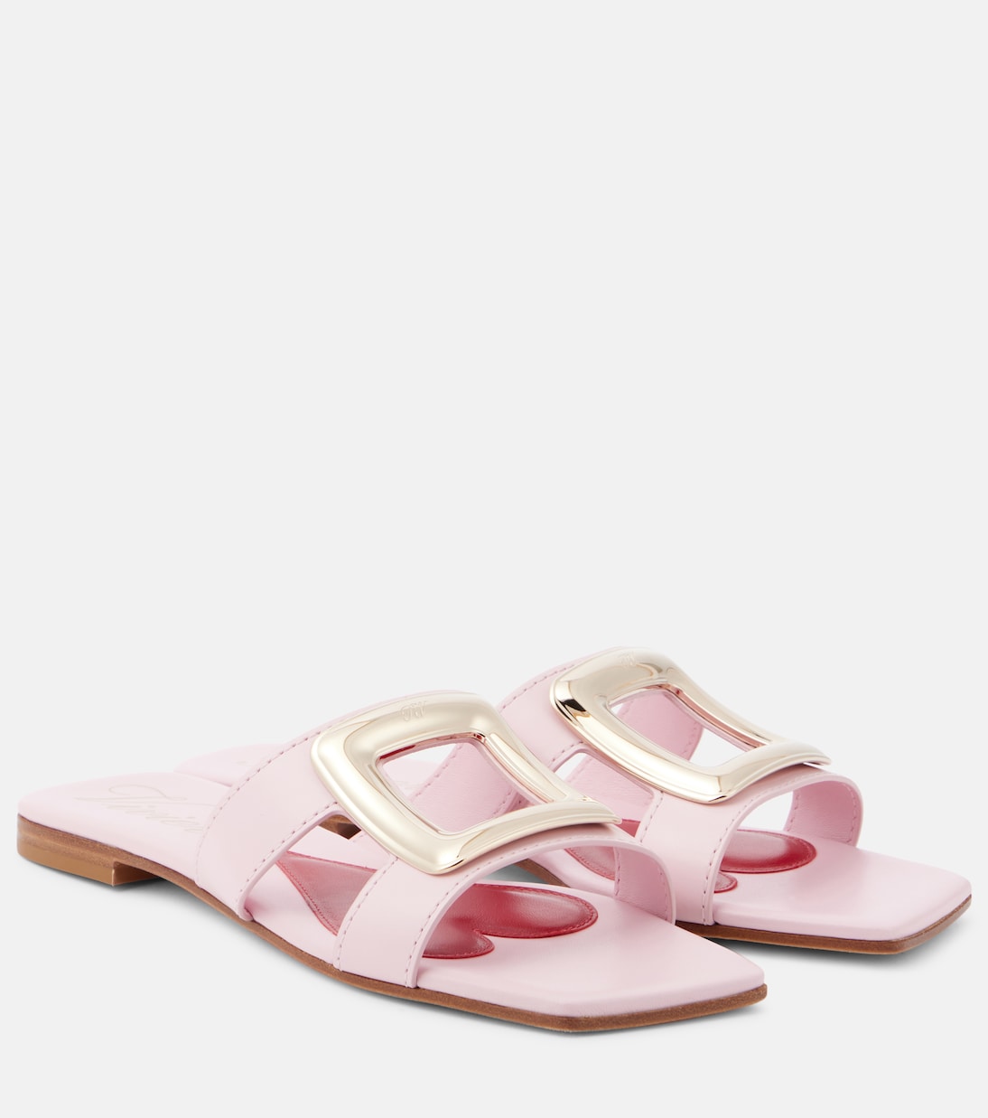 Кожаные сандалии Viv' By The Sea Roger Vivier, Teen Pink