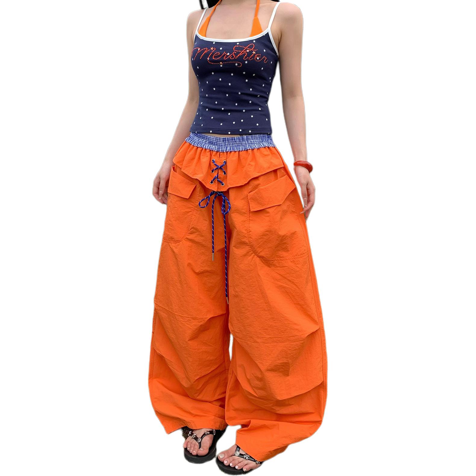 

Женские повседневные брюки NEVER RULE, оранжевый красный