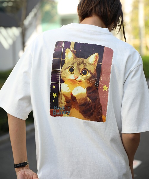 

Футболка с коротким рукавом, анималистический принт, серия Hook Bakery, белый