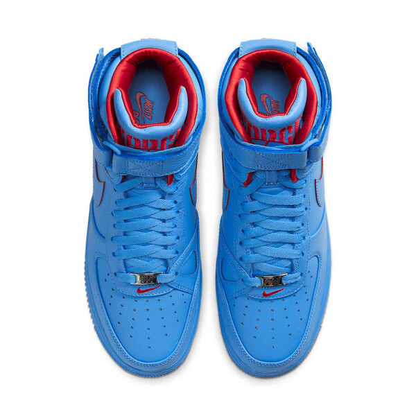 Кроссовки просто наденьте x rsvp x air force 1 high Nike, синий — фото 4