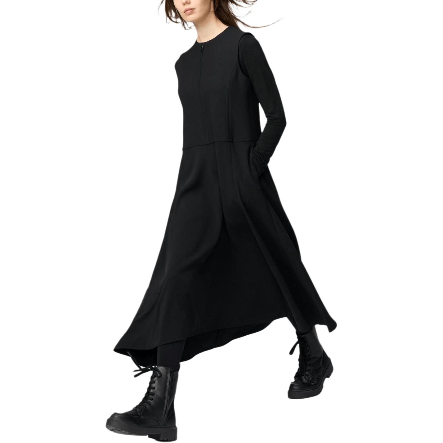 

Платье Clare Waight Keller C Collection FW25 без рукавов женское UNIQLO, черный
