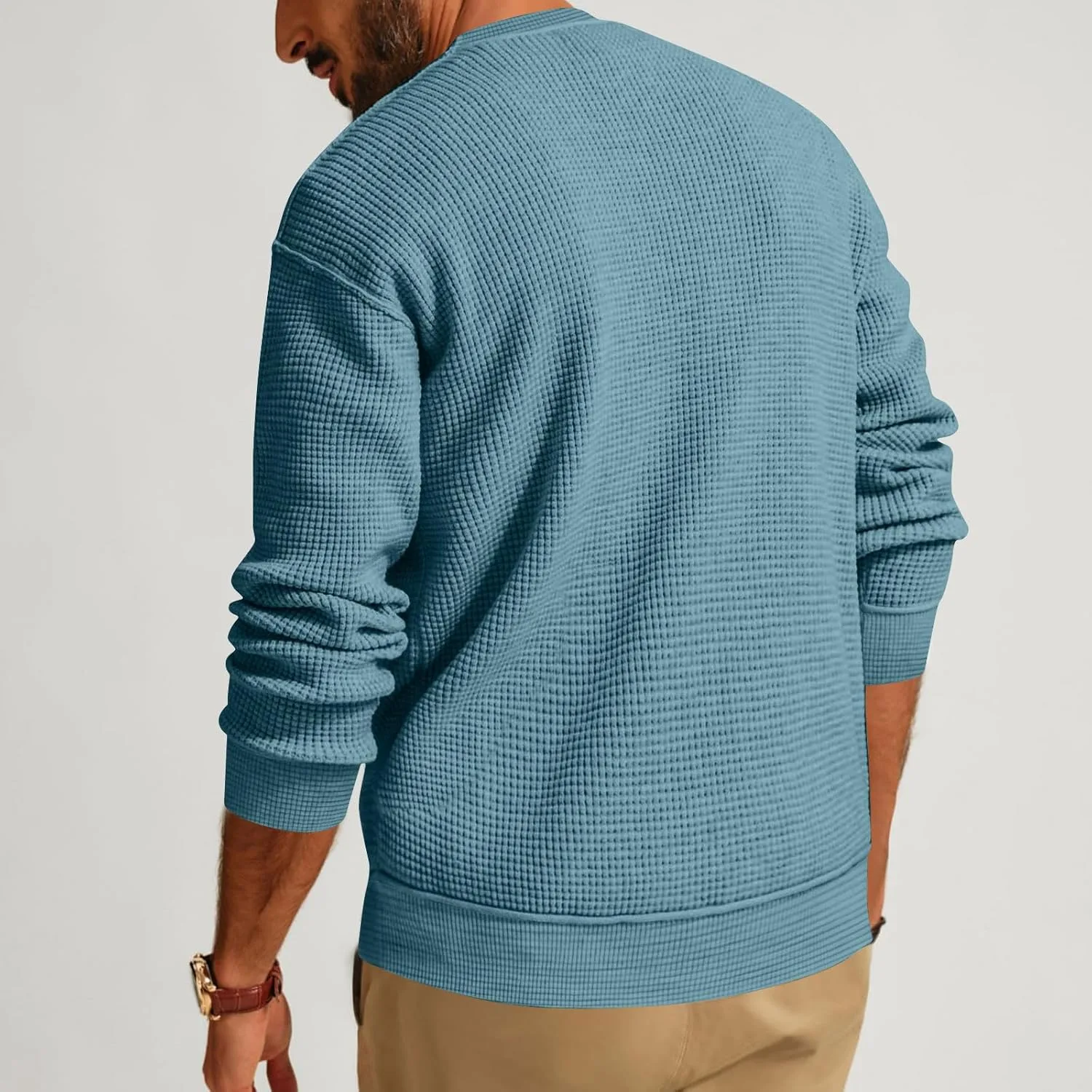 Мужская футболка-поло с длинным рукавом Casual Regular Fit — фото 2