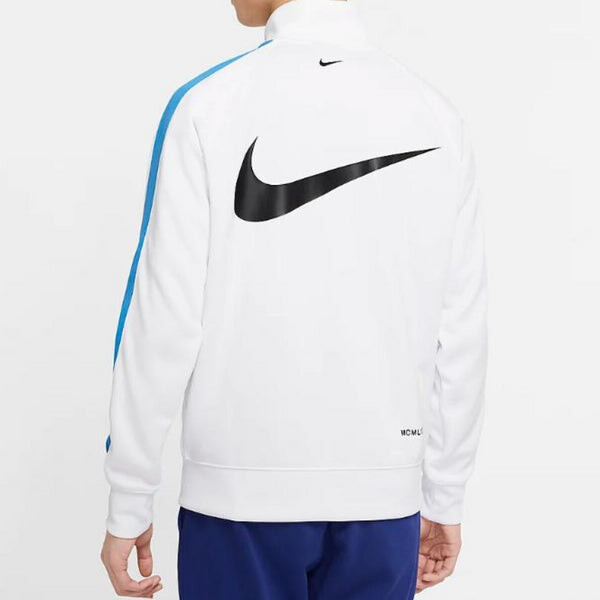Куртка Nike Sportswear Swoosh Retro Sports Jacket White, белый — фото 4