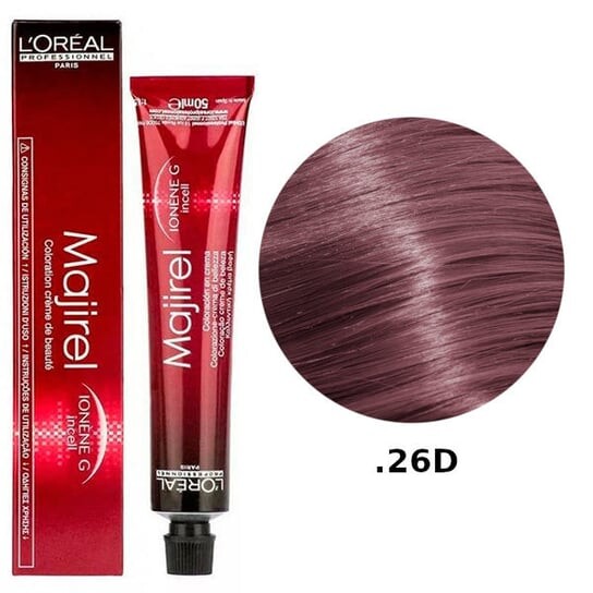 

Стойкая краска для волос - цвет .26D Pink Agate Bronze, 50 мл Loreal Majirel, L'Oréal Professionnel