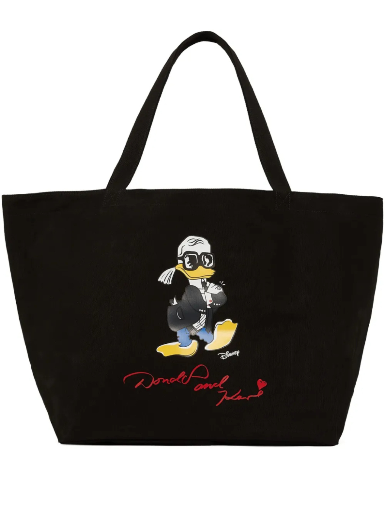 

Сумка-тоут из хлопка X Disney Karl Lagerfeld, черный
