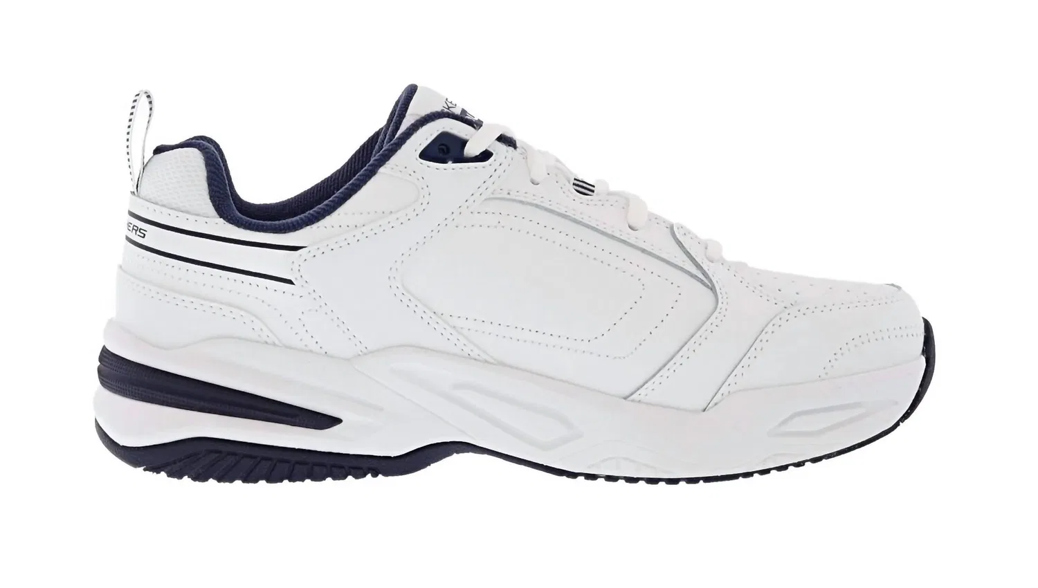 Skechers Men's Durham Slip In Shoes In White — фото 2