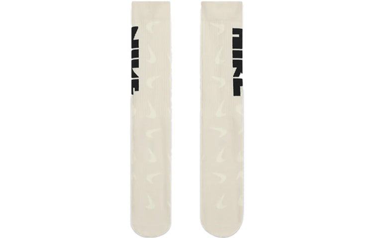 Носки Nike Everyday Essentials Crew Logo Jacquard Sports Socks One Pair Coconut Milk DQ0788-219, разноцветный — фото 3