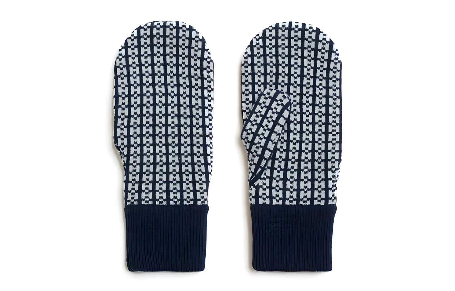 

HERMES Вязаные перчатки унисекс разноцветные, Blue