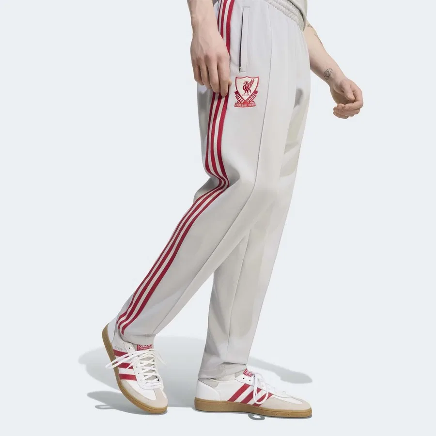 Спортивные штаны с принтом Liverpool FC Originals adidas, Серый — фото 4
