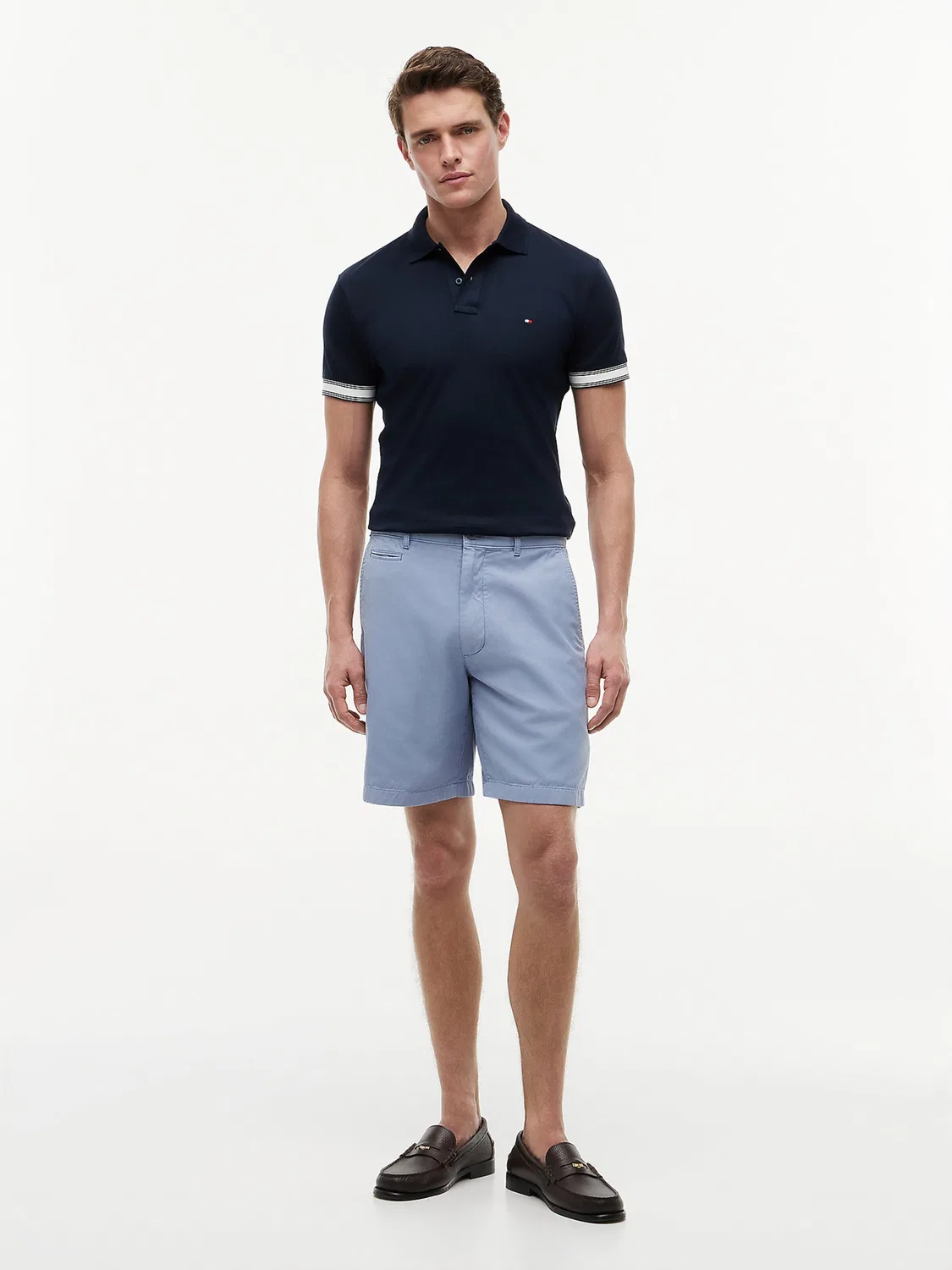 Рубашка Tommy Hilfiger темно-синего цвета — фото 3