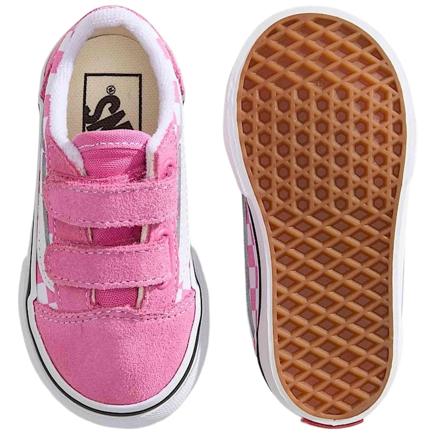 Детские кеды Old Skool V Vans, Rosa — фото 3