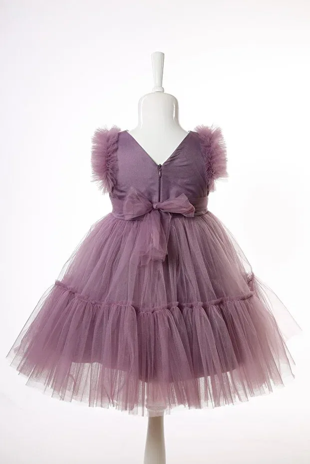 Детское платье для девочек без рукавов Miss Ayışığı, Lavender — фото 4