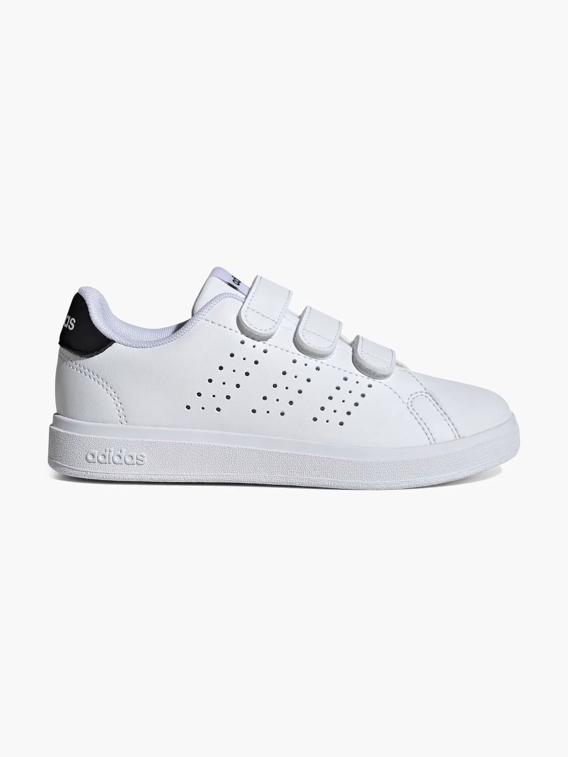 Детские кроссовки с липучкой Adidas Advantage Base 2.0, белый