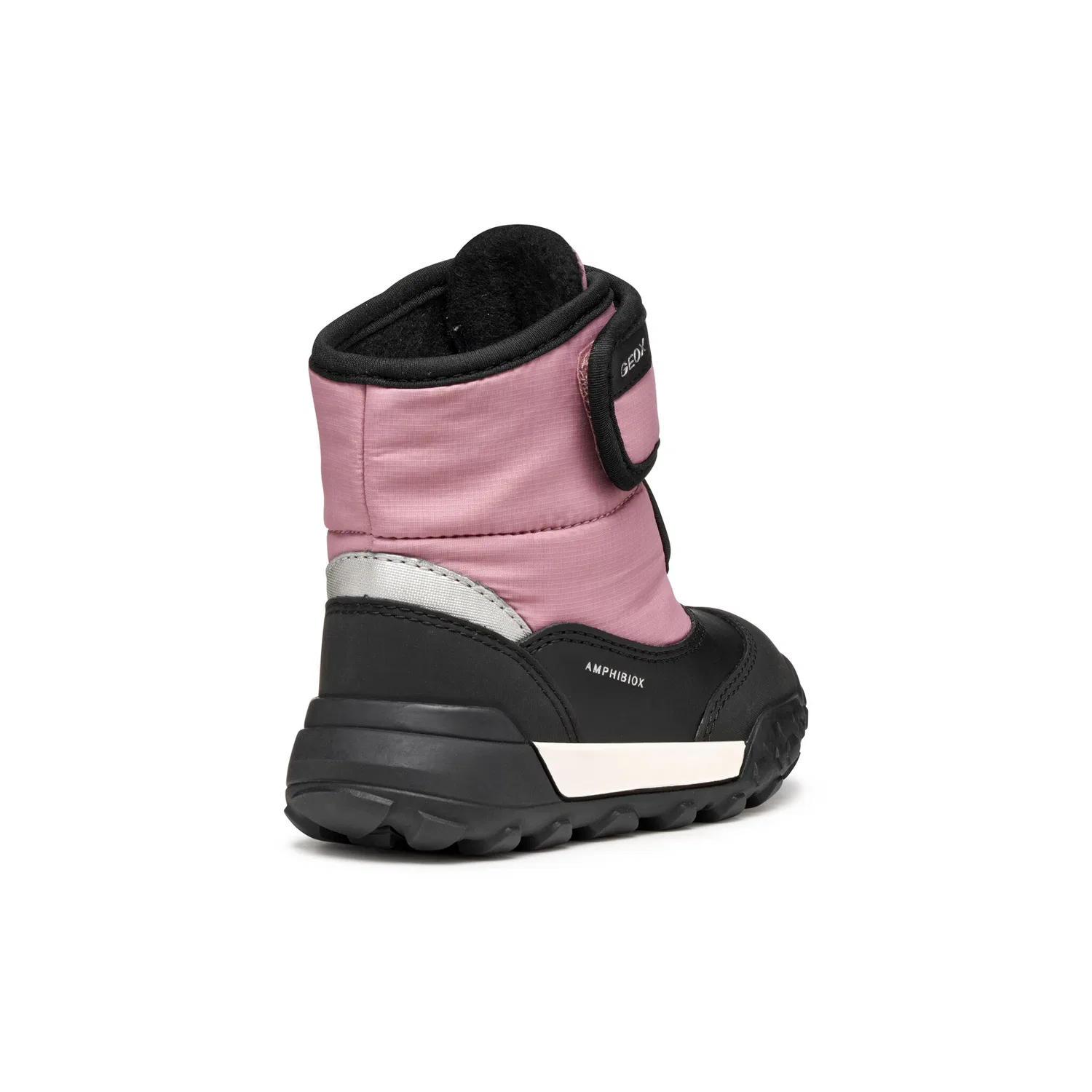 Детские зимние ботинки с мембраной Geox B TREKKYUP GIRL B AB, Black/Pink — фото 2