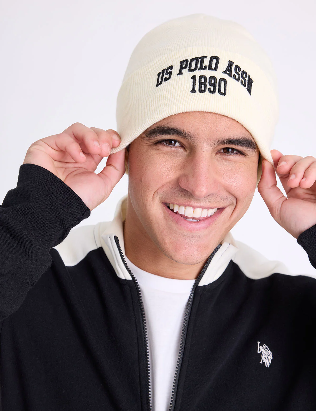 

Шапка U.S. Polo Assn Mens U.S. Polo Assn. Embroidered, ванильный