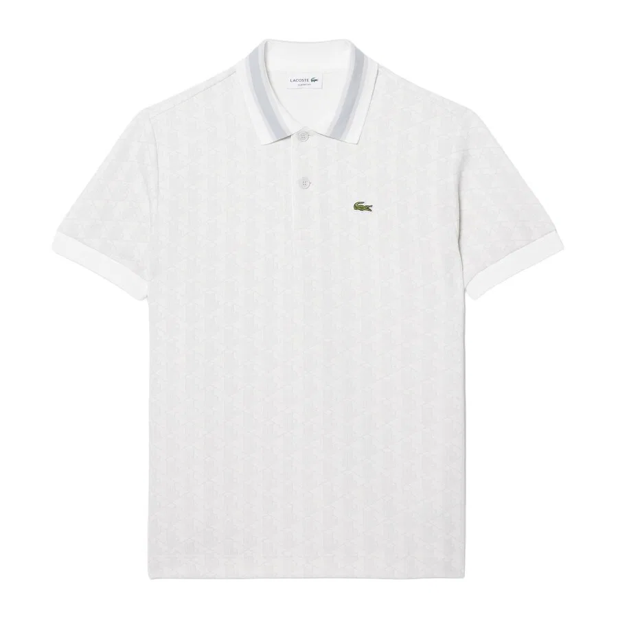 Футболка-поло LACOSTE белого цвета