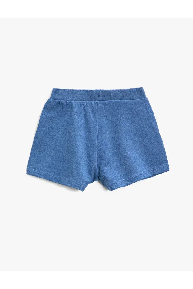 Детские шорты для девочек хлопковые Koton, Medium Indigo/740 — фото 2