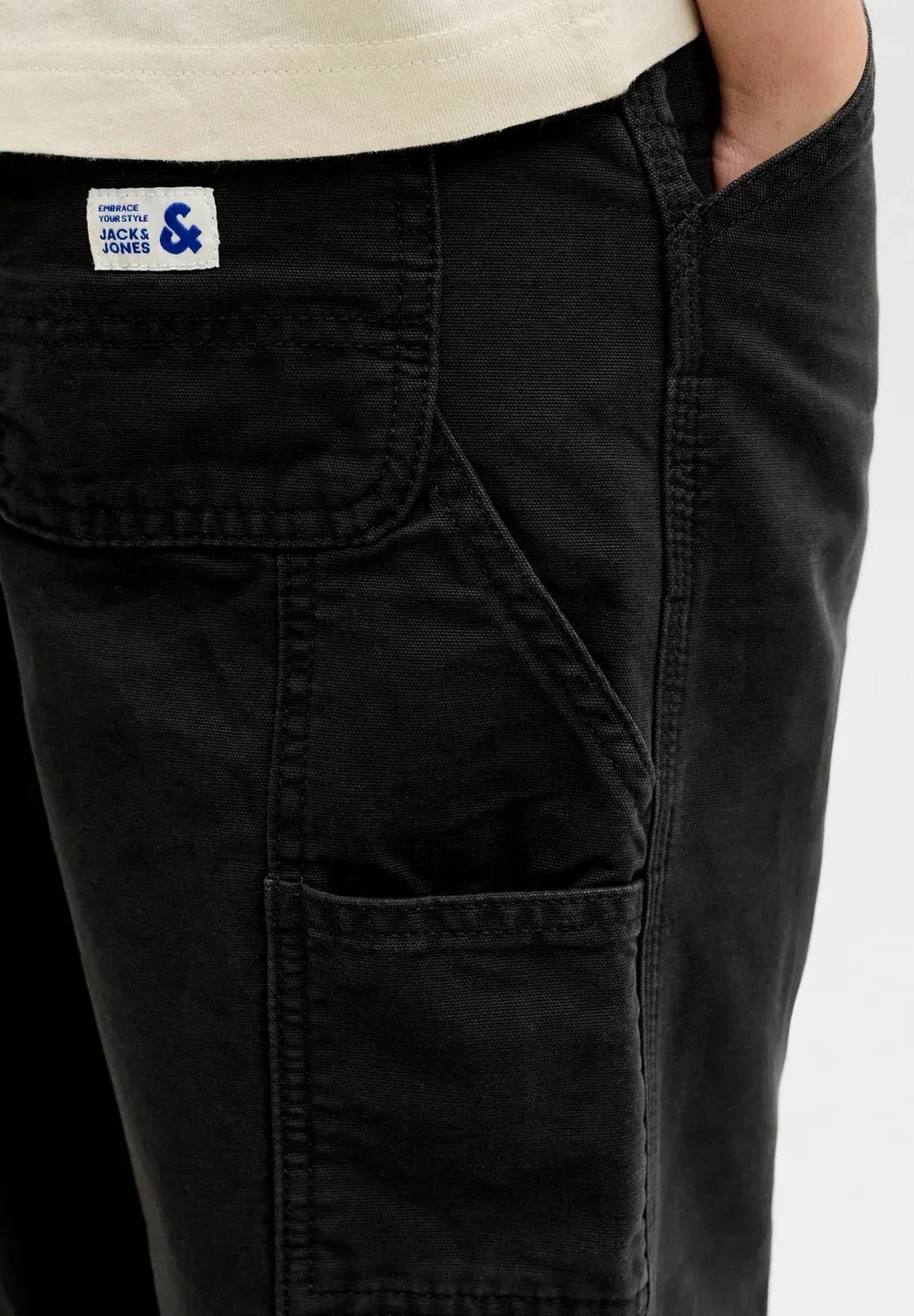 Брюки для юниоров Jack & Jones Junior, Black — фото 4