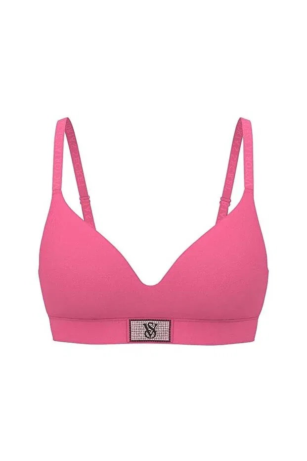Женский бюстгальтер без косточек с легкой подкладкой Sparkling Victoria'S Secret, Rose Pink — фото 3