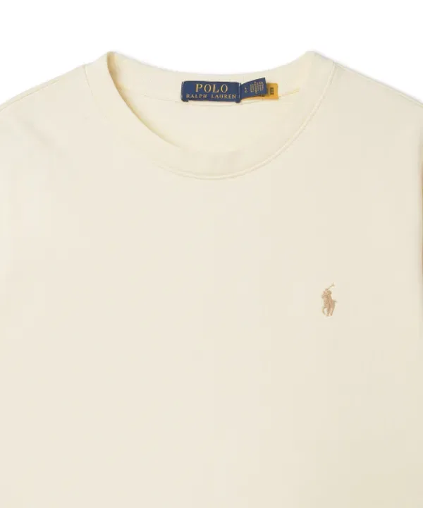 Свитшот из махровой ткани, Polo Ralph Lauren, натуральный — фото 3