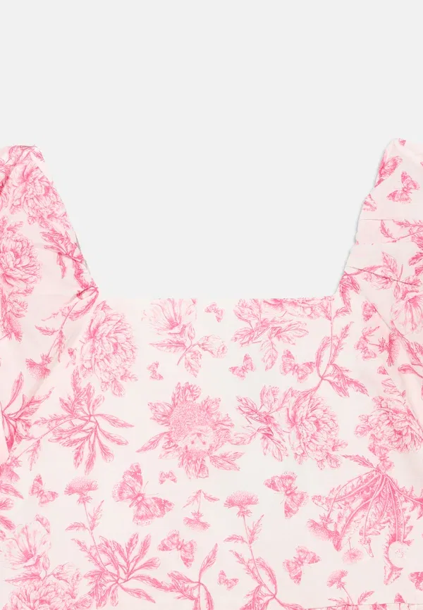 Платье с цветочным принтом Day dress Tartine Et Chocolat, hibiscus, цвет hibiscus — фото 4