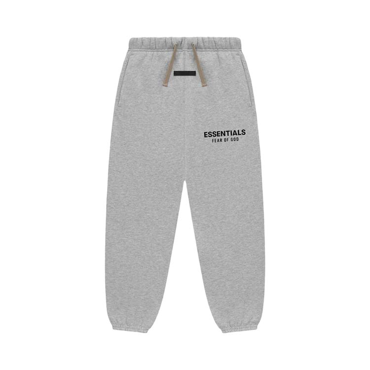 

Детские флисовые спортивные штаны Fear of God Essentials, серый