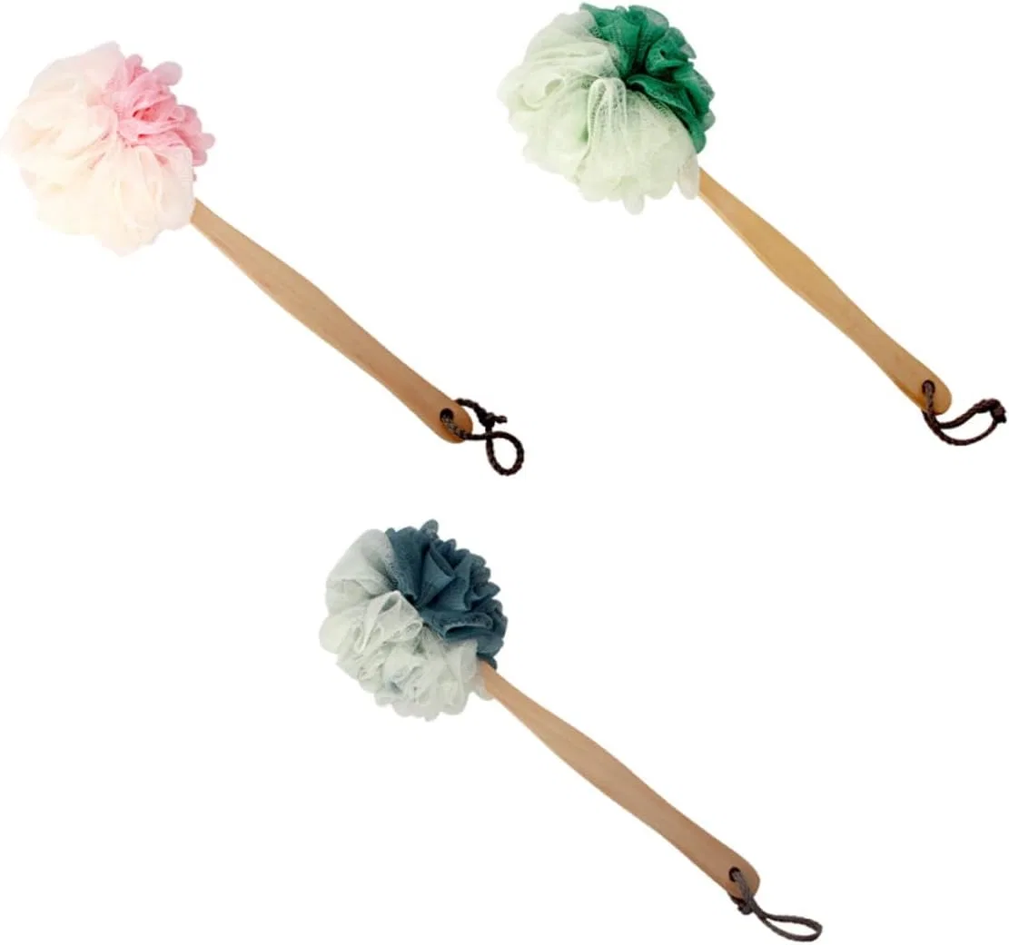Щетка для тела с длинной ручкой, HONITANO, 3 шт, 38x14x9 см, Assorted Colours