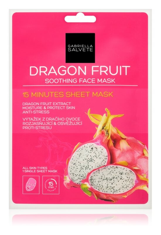 

Успокаивающая тканевая маска Gabriella Salvete Face Mask Dragon Fruit
