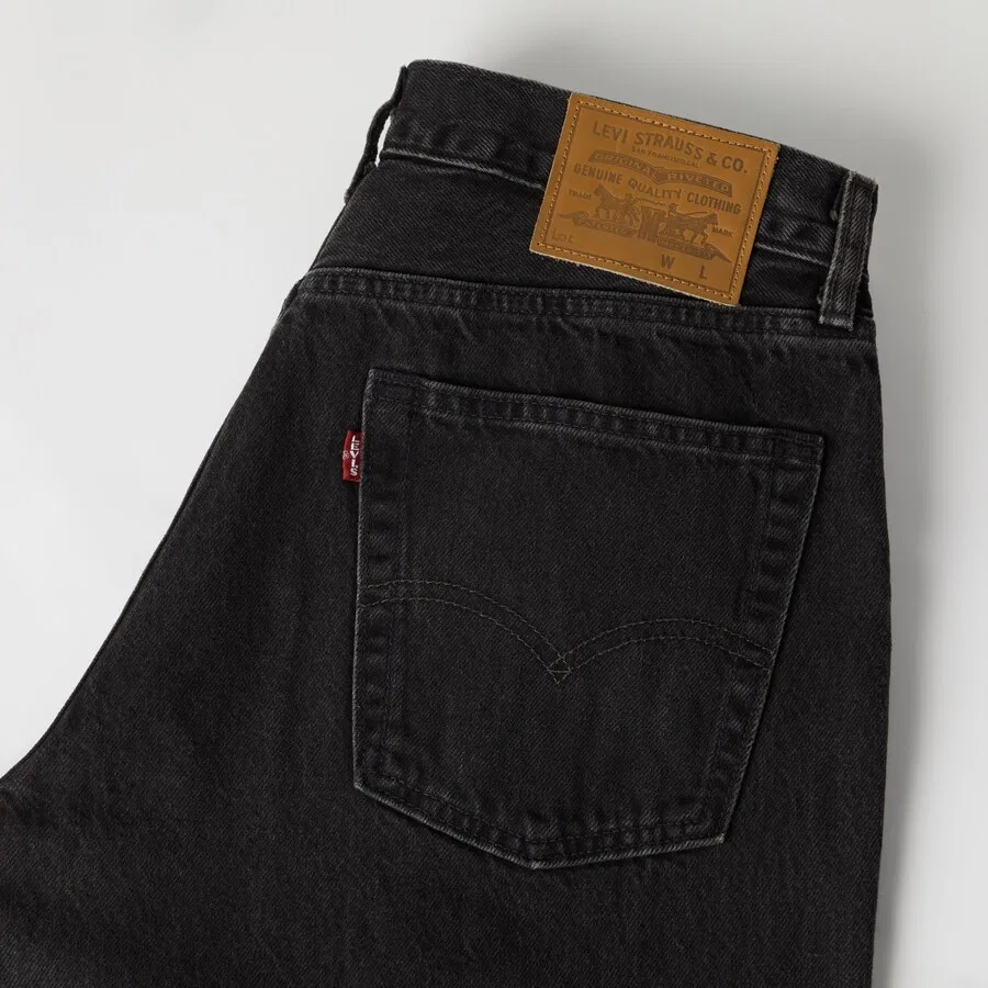 Джинсы LEVI'S Baggy Jeans 'Baggy Wide Leg' из черного денима — фото 4