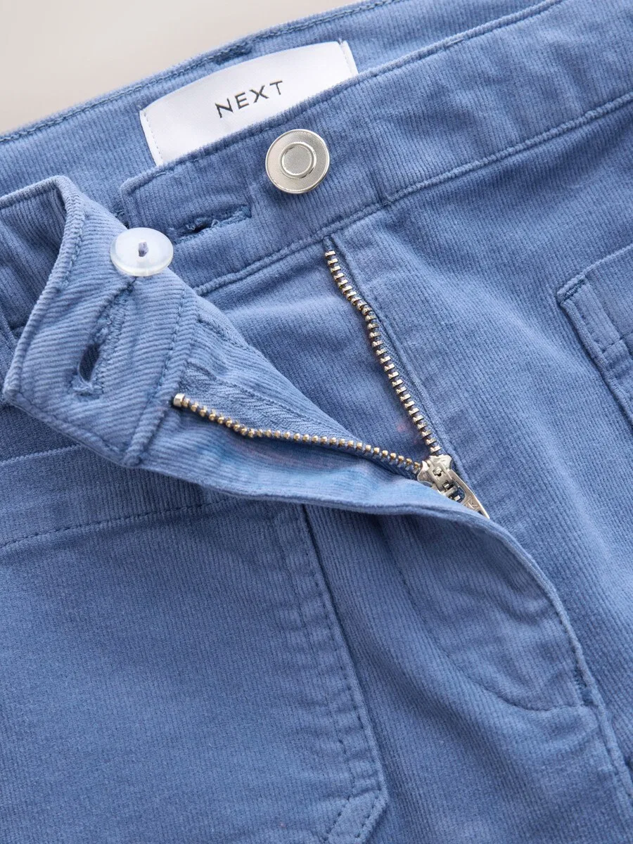 Джинсовые брюки Next Boot cut синего цвета — фото 3