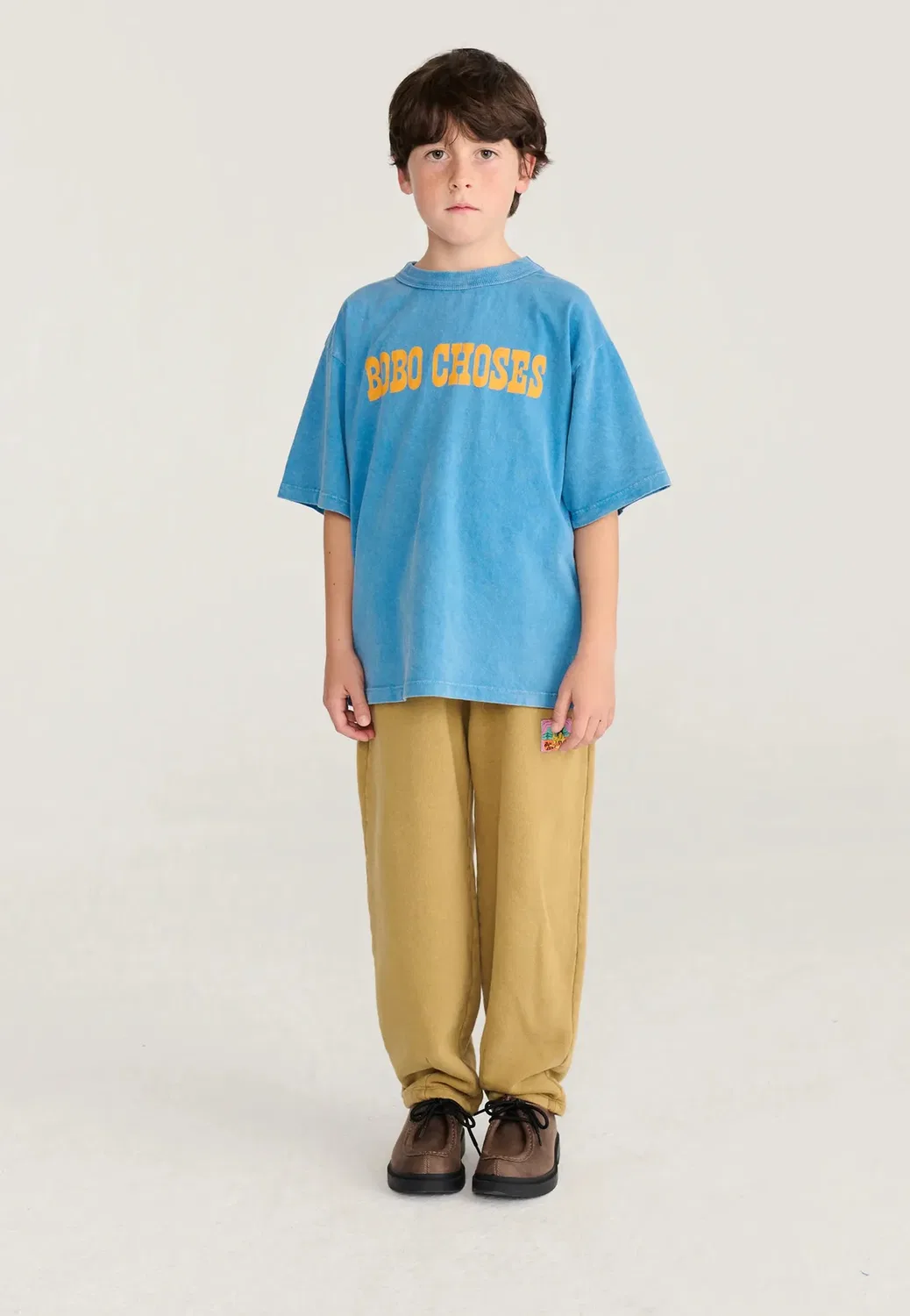 Taxi saurus tag cocoon - tracksuit bottoms Bobo Choses, Beige — фото 2
