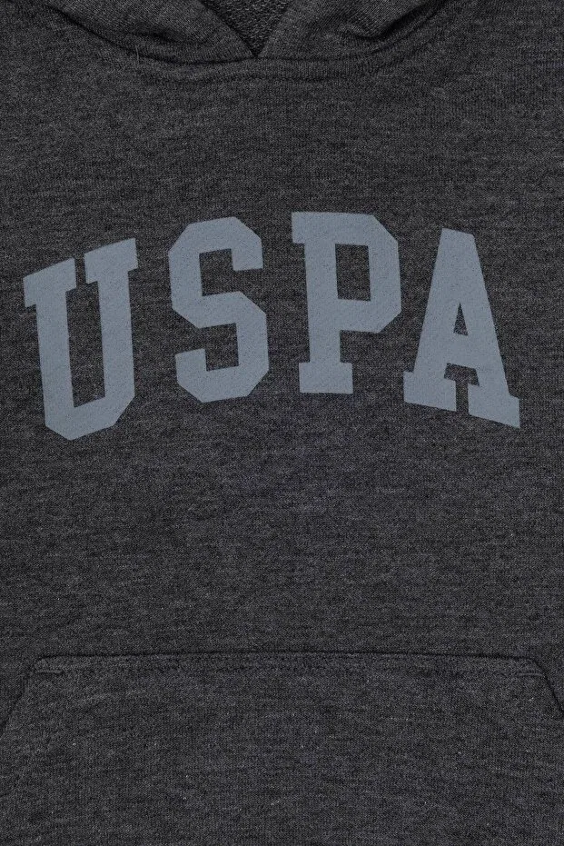 Детское худи для мальчиков базовое U.S. Polo Assn., Black — фото 3