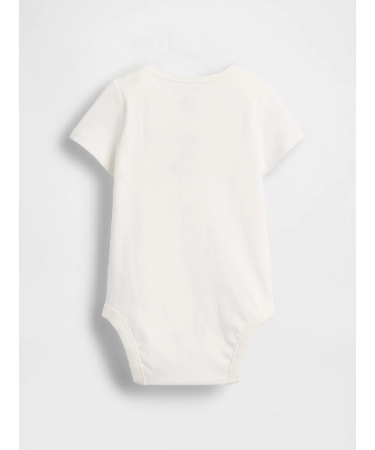 Детский боди-комбинезон с принтом Organic Cotton Graphic Bodysuit GAP, White — фото 4