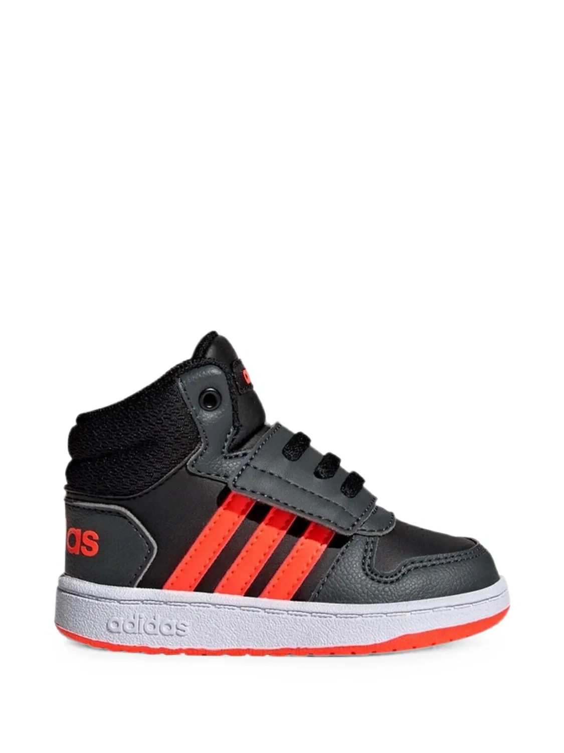 Кроссовки Hoops 2.0 на липучках Adidas Kids, серый