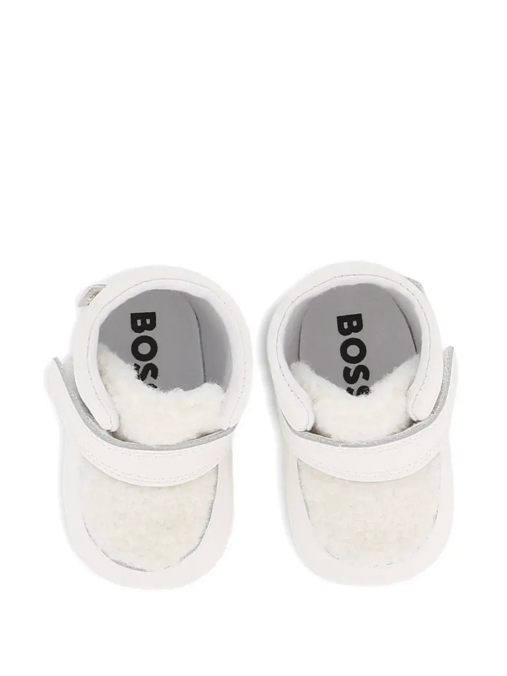 Пинетки на липучках Boss Kidswear, белый — фото 3